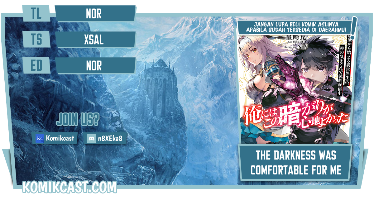 Baca Komik The Darkness was Comfortable for Me Chapter 01.1 Gambar 1