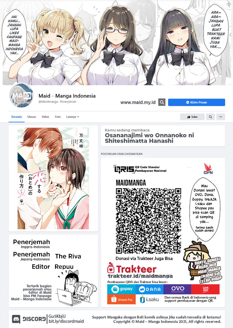 Komik Osananajimi wo Onnanoko ni Shiteshimatta Hanashi - Chapter Chapter 41 - Halaman 2