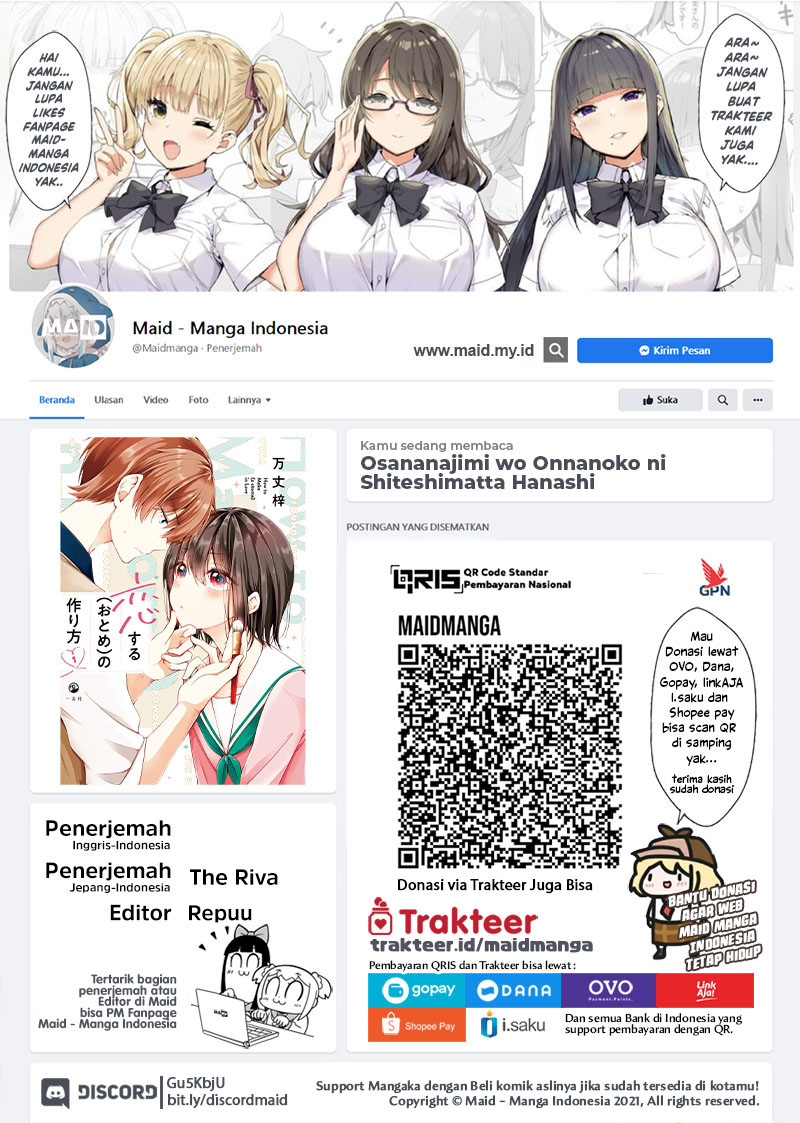 Baca Manga Osananajimi wo Onnanoko ni Shiteshimatta Hanashi Chapter 39 Gambar 2