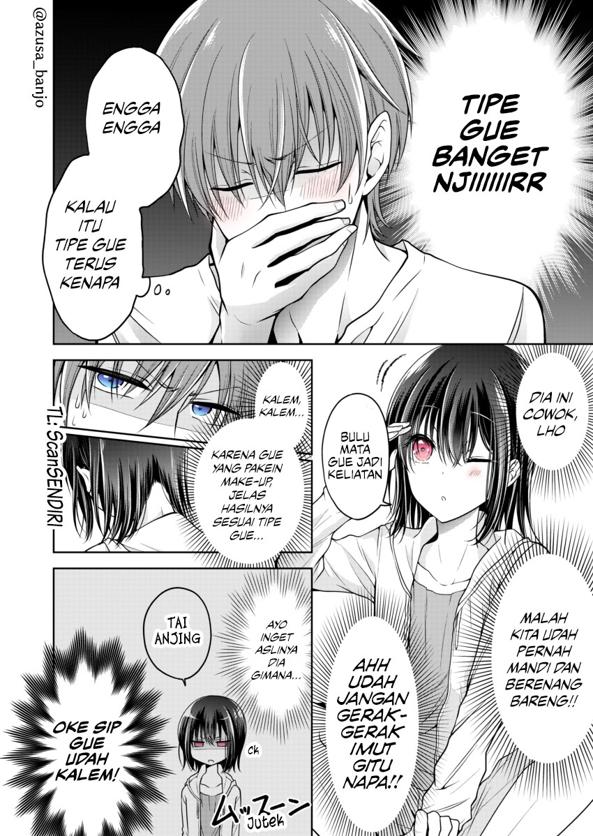 Baca Manga Osananajimi wo Onnanoko ni Shiteshimatta Hanashi Chapter 02 Gambar 2