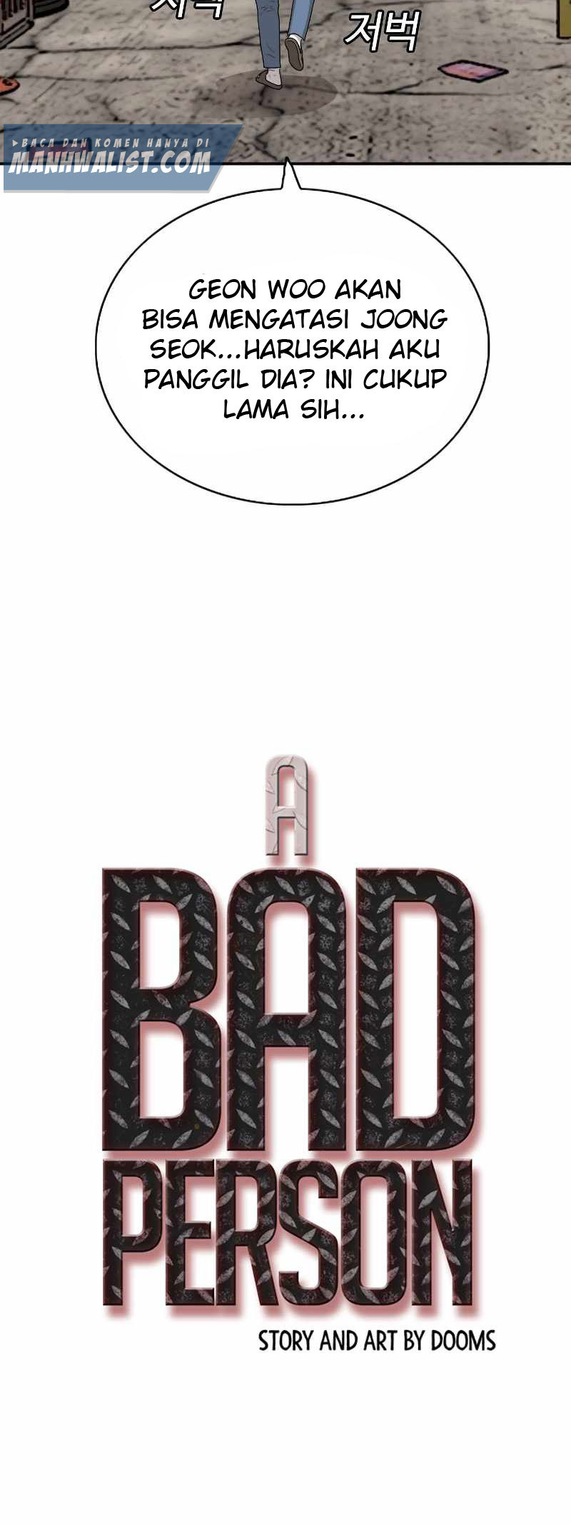 A Bad Person Chapter 92 Gambar 4