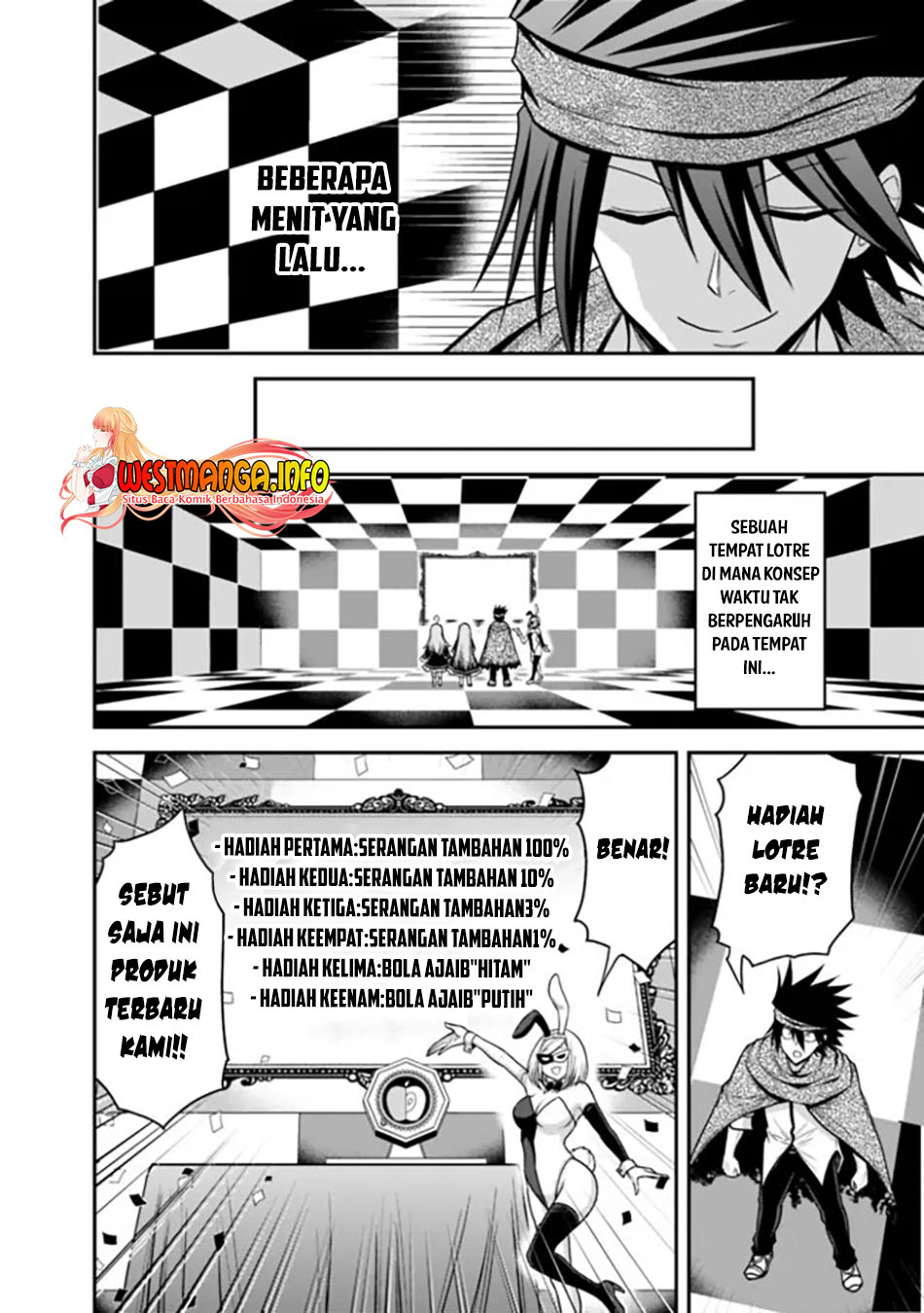 Kujibiki Tokushou: Musou Harem-ken Chapter 35.1 Gambar 4