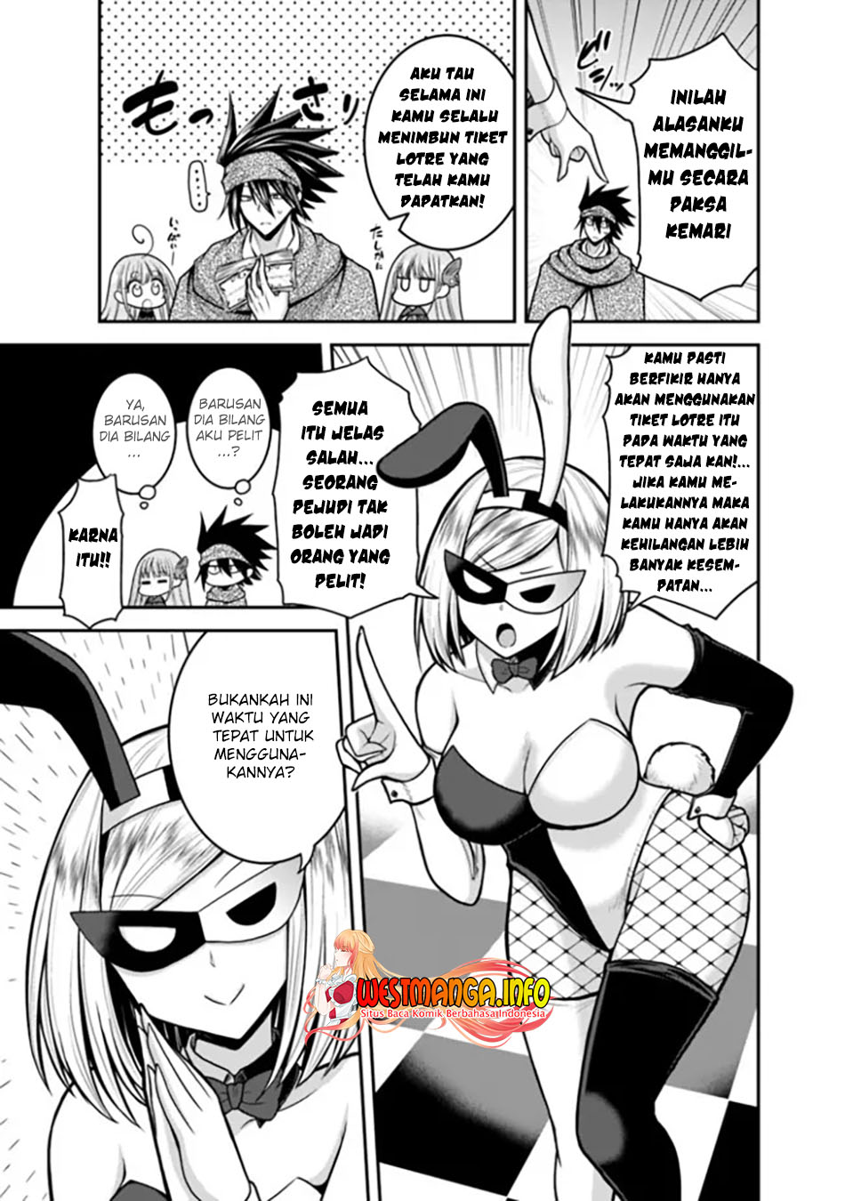 Kujibiki Tokushou: Musou Harem-ken Chapter 35.1 Gambar 5