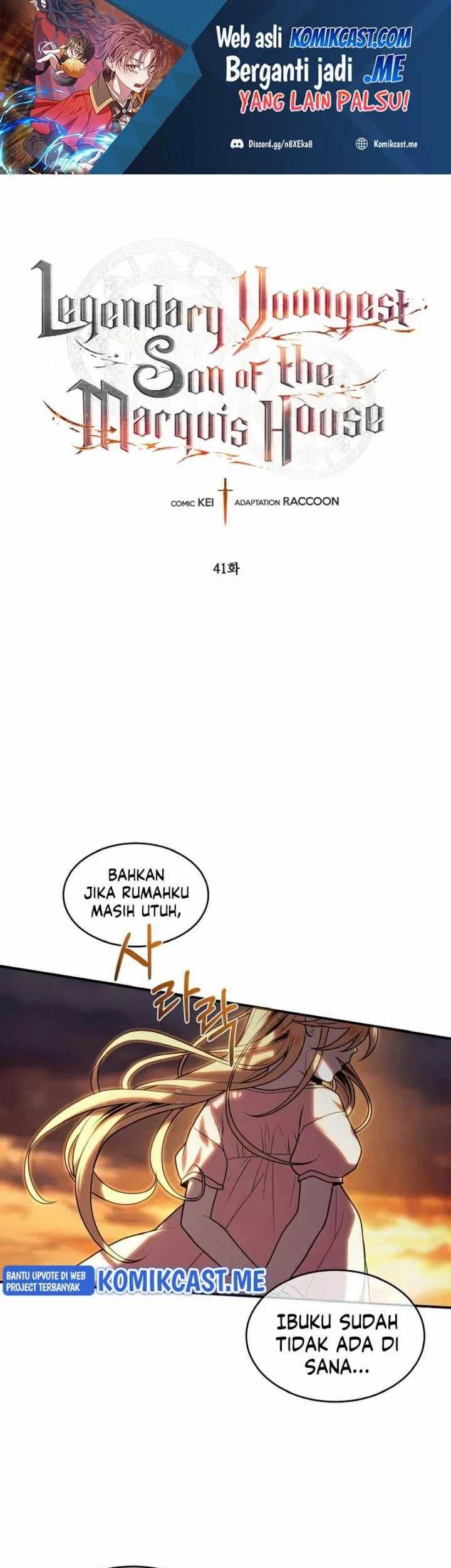 Baca Manhwa Legendary Youngest Son of the Marquis House Chapter 41 Gambar 2