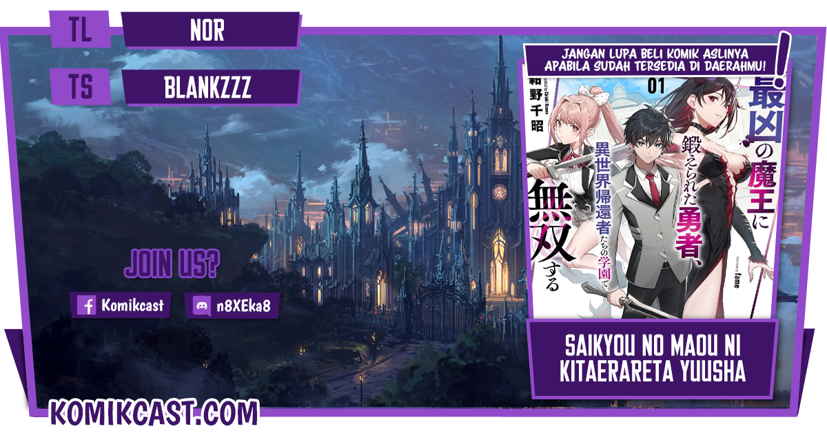 Baca Komik Saikyou No Maou Ni Kitaerareta Yuusha Chapter 02 Gambar 1