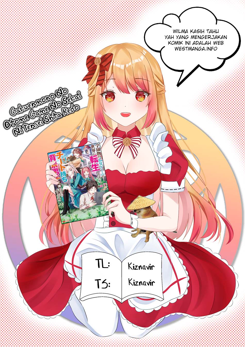 Gakuenmono No Otome Game No Sekai Ni Tensei Shita Kedo, Cheat-Mochi No Haikei Danshi Seitodatta You Desu Chapter 07.1 Gambar 3