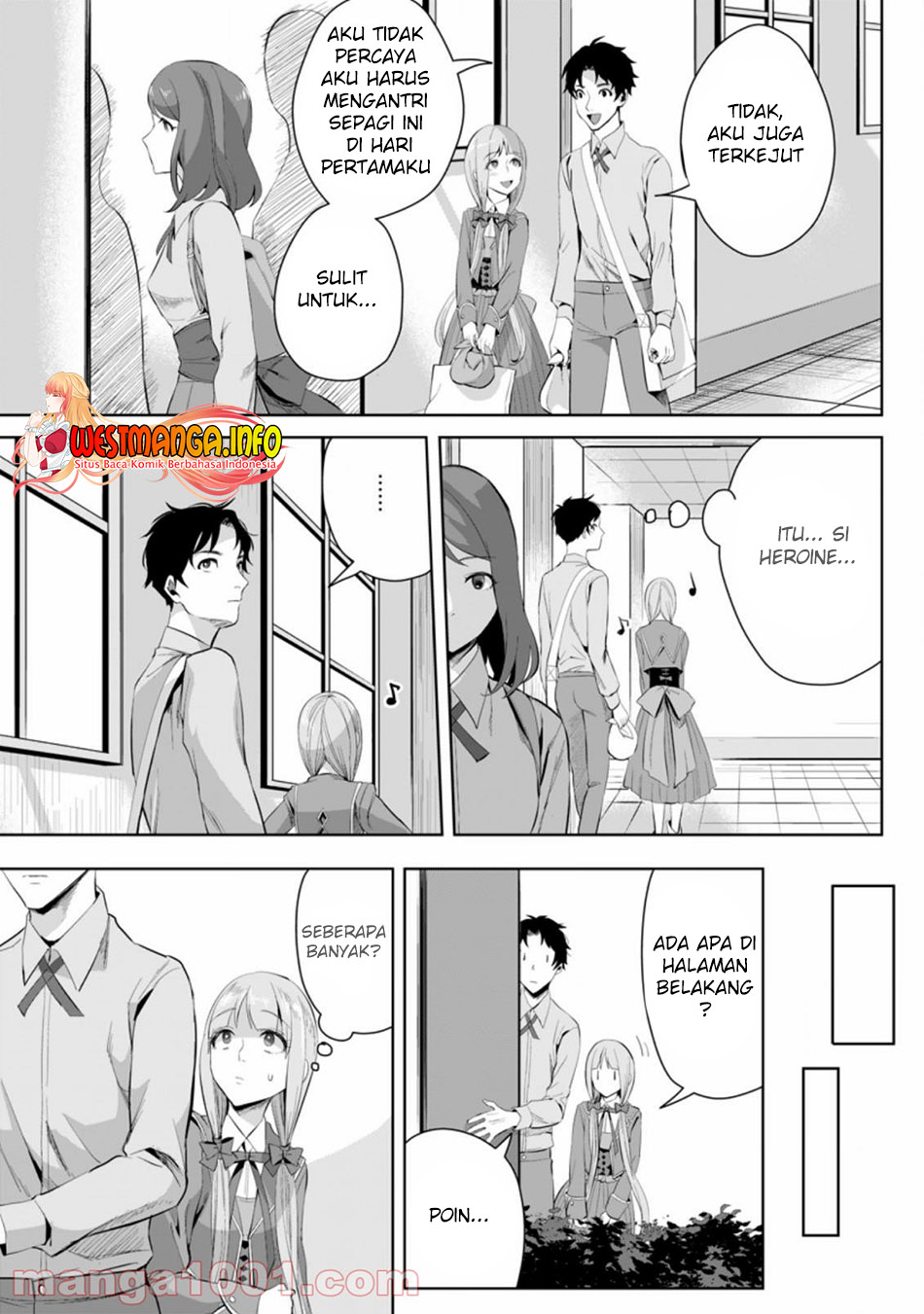 Gakuenmono No Otome Game No Sekai Ni Tensei Shita Kedo, Cheat-Mochi No Haikei Danshi Seitodatta You Desu Chapter 03.3 Gambar 5
