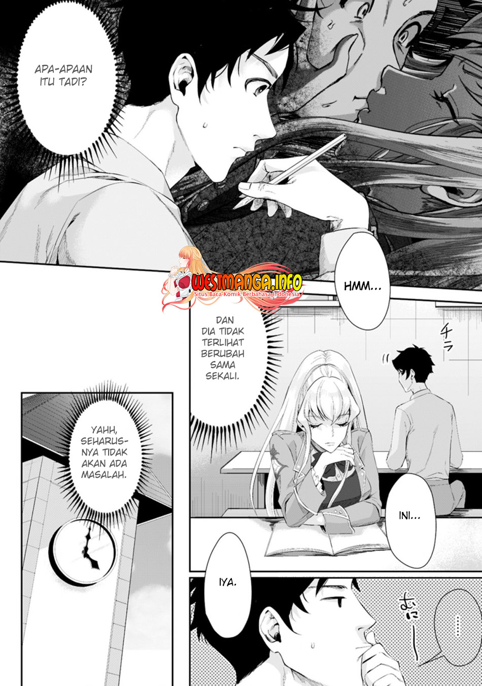 Baca Manga Gakuenmono No Otome Game No Sekai Ni Tensei Shita Kedo, Cheat-Mochi No Haikei Danshi Seitodatta You Desu Chapter 02.1 Gambar 2