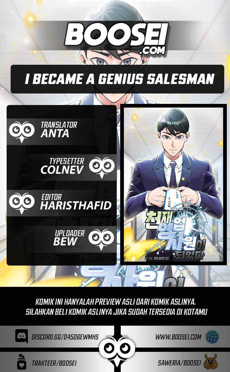 Baca Komik I Became a Genius Salesman Chapter 03 Gambar 1