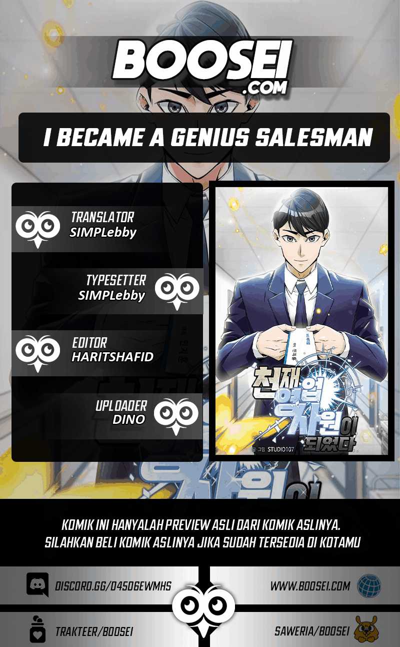 Komik I Became a Genius Salesman Chapter 01 gambar nomor 1