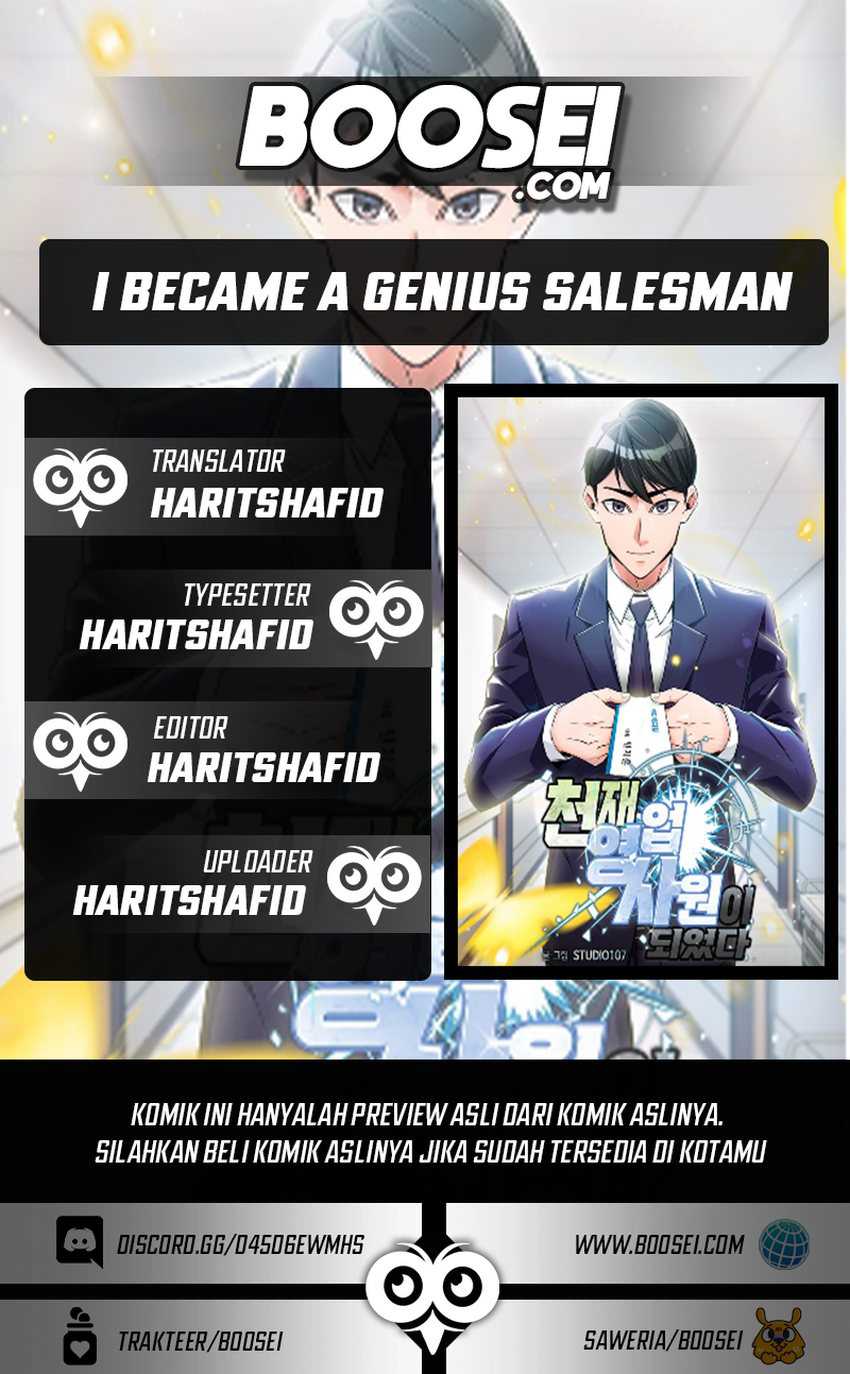 Baca Komik I Became a Genius Salesman Chapter 00.1 Gambar 1