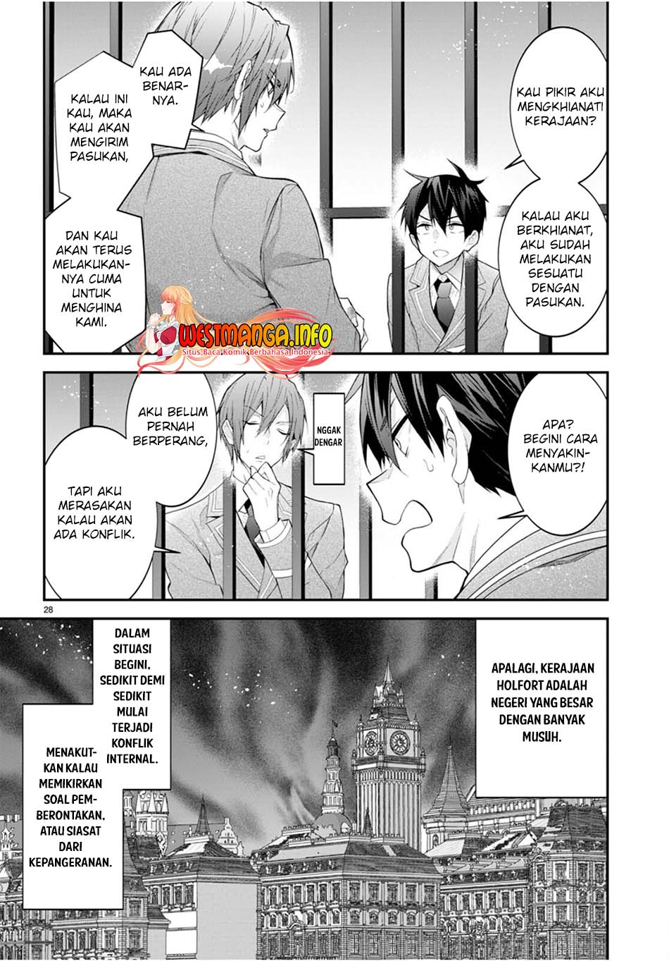 Otome Game Sekai wa Mob ni Kibishii Sekai Desu Chapter 46 Gambar 32