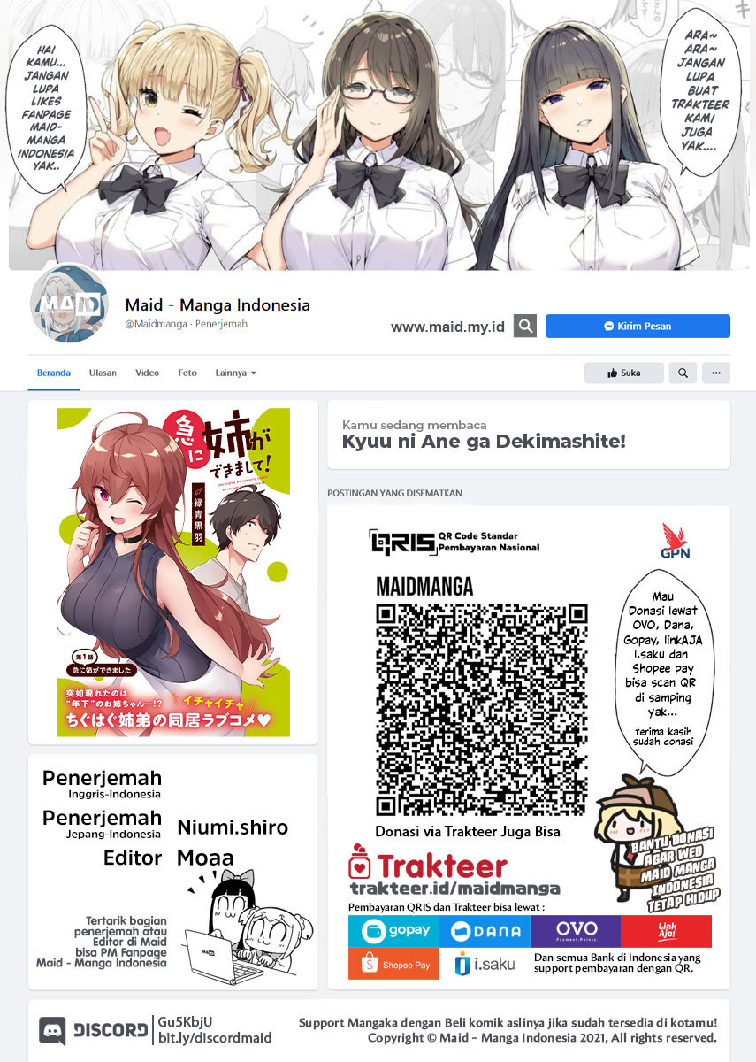 Baca Manga Kyuu ni Ane ga Dekimashite! Chapter 04 Gambar 2
