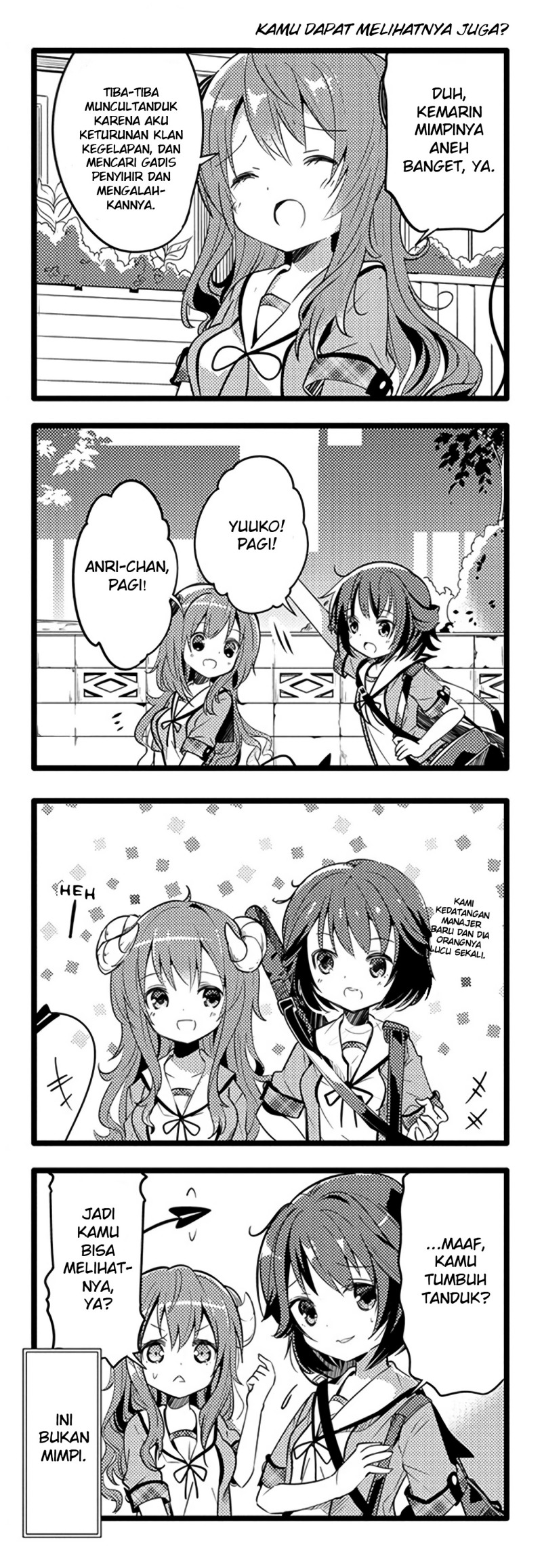 Baca Manga Machikado Mazoku Chapter 02 Gambar 2