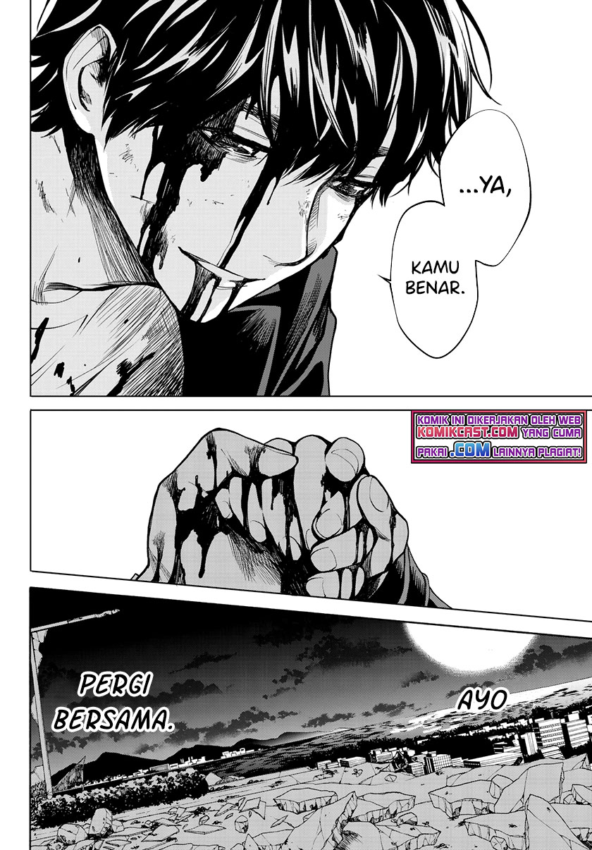Konya wa Tsuki ga Kirei Desu ga, Toriaezu Shi ne Chapter 34 Gambar 44