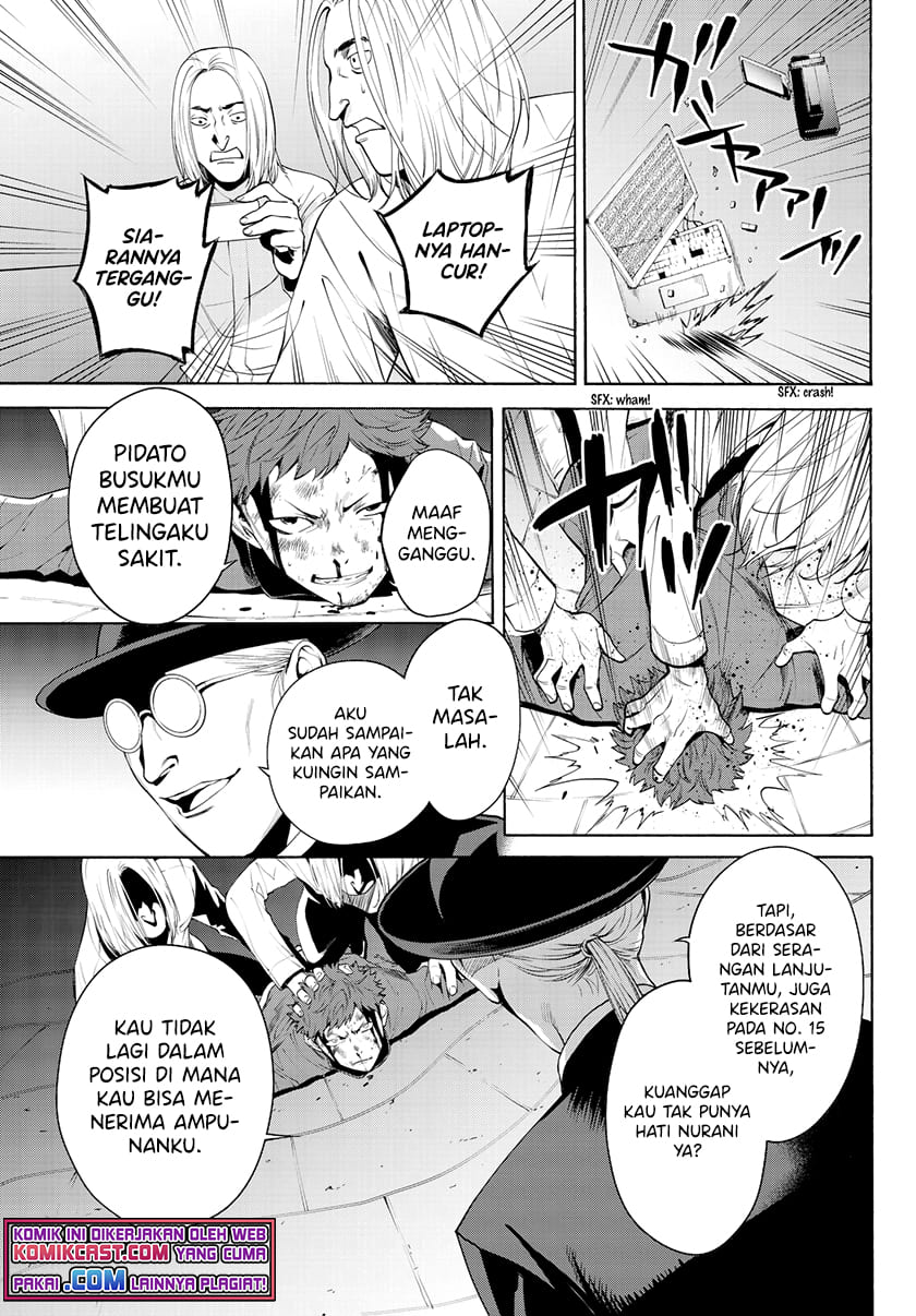 Konya wa Tsuki ga Kirei Desu ga, Toriaezu Shi ne Chapter 32 Gambar 16
