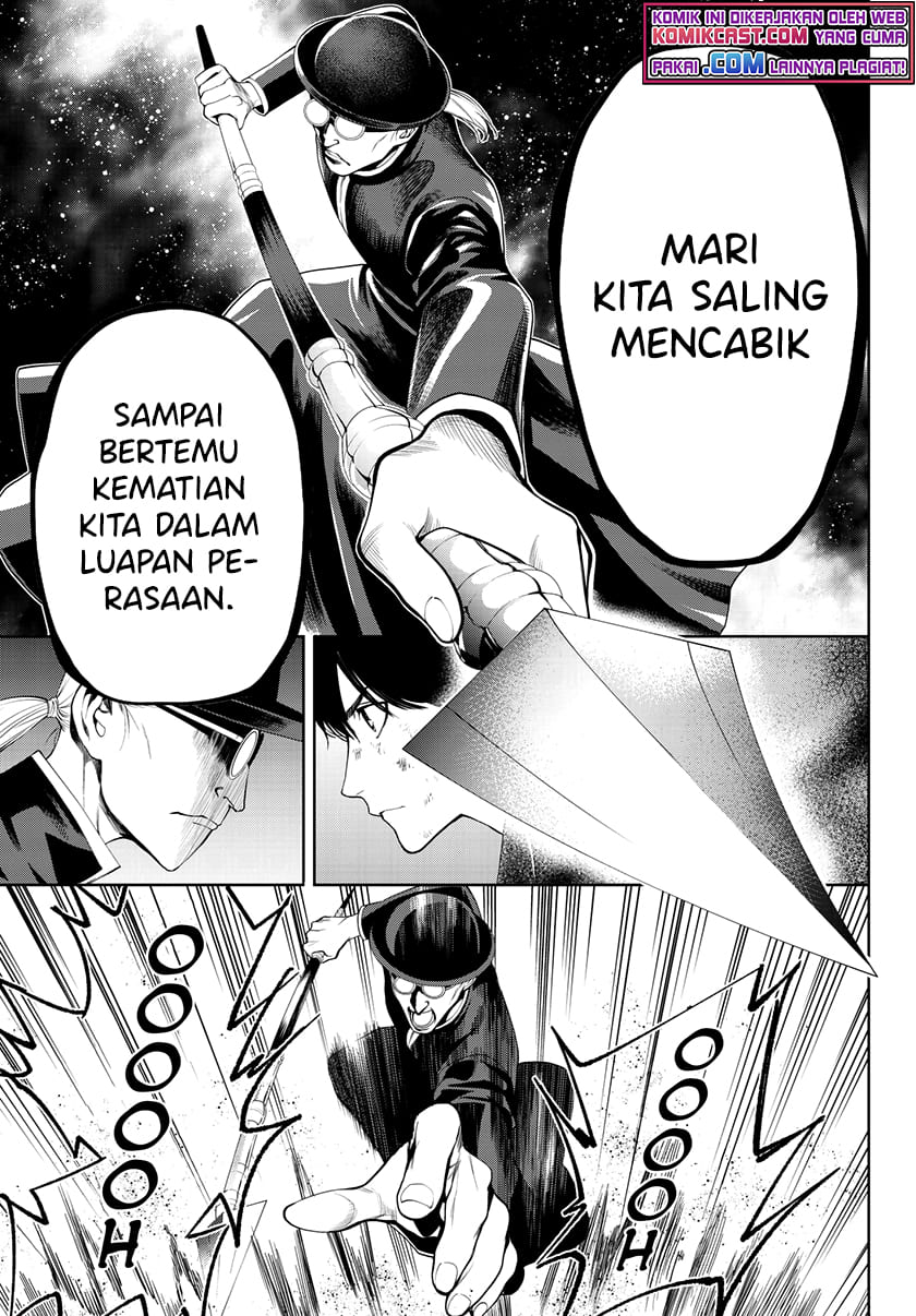 Konya wa Tsuki ga Kirei Desu ga, Toriaezu Shi ne Chapter 32 Gambar 33
