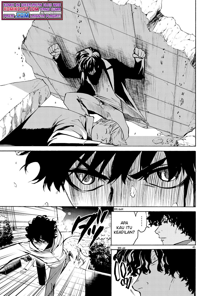 Konya wa Tsuki ga Kirei Desu ga, Toriaezu Shi ne Chapter 28 Gambar 45
