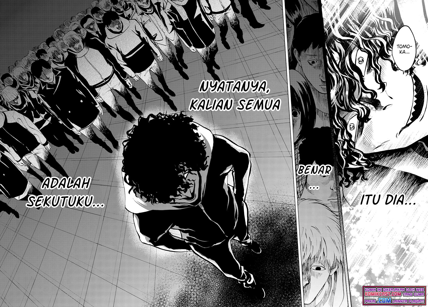Konya wa Tsuki ga Kirei Desu ga, Toriaezu Shi ne Chapter 27 Gambar 33