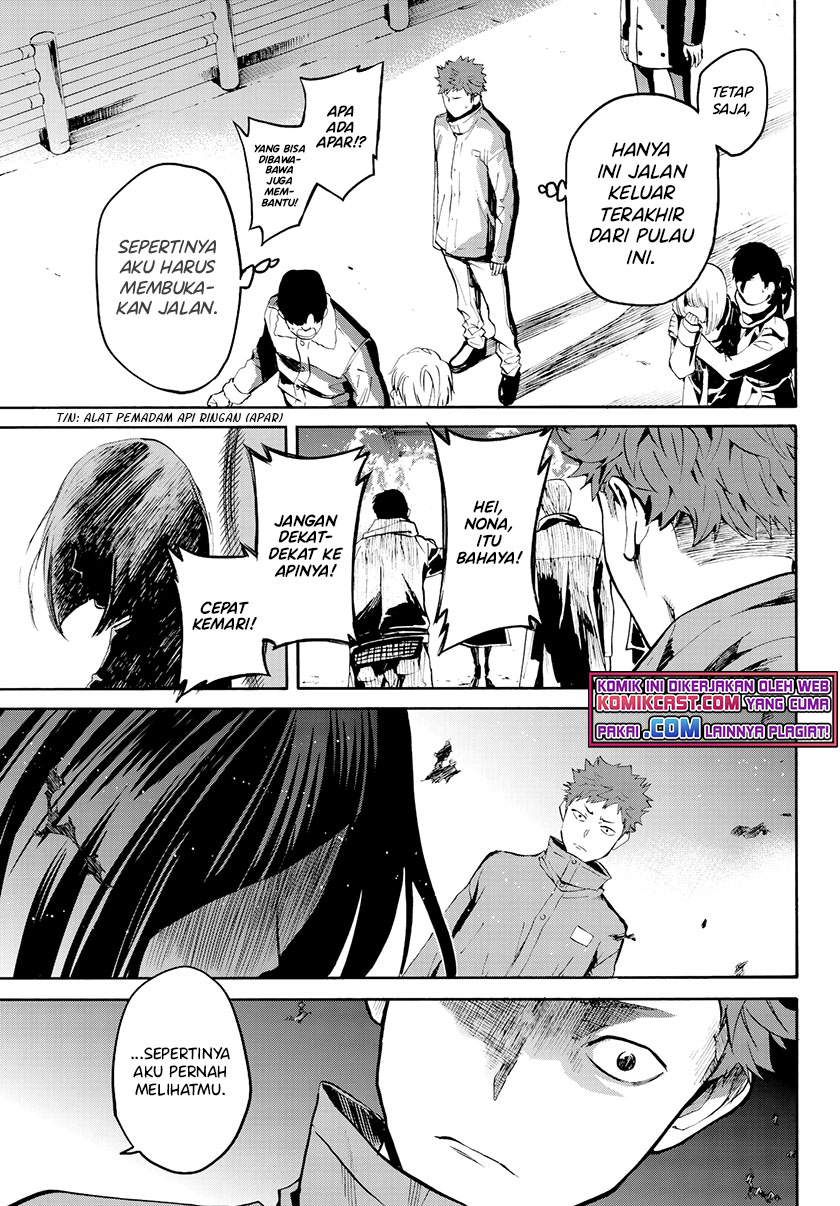 Konya wa Tsuki ga Kirei Desu ga, Toriaezu Shi ne Chapter 27 Gambar 47