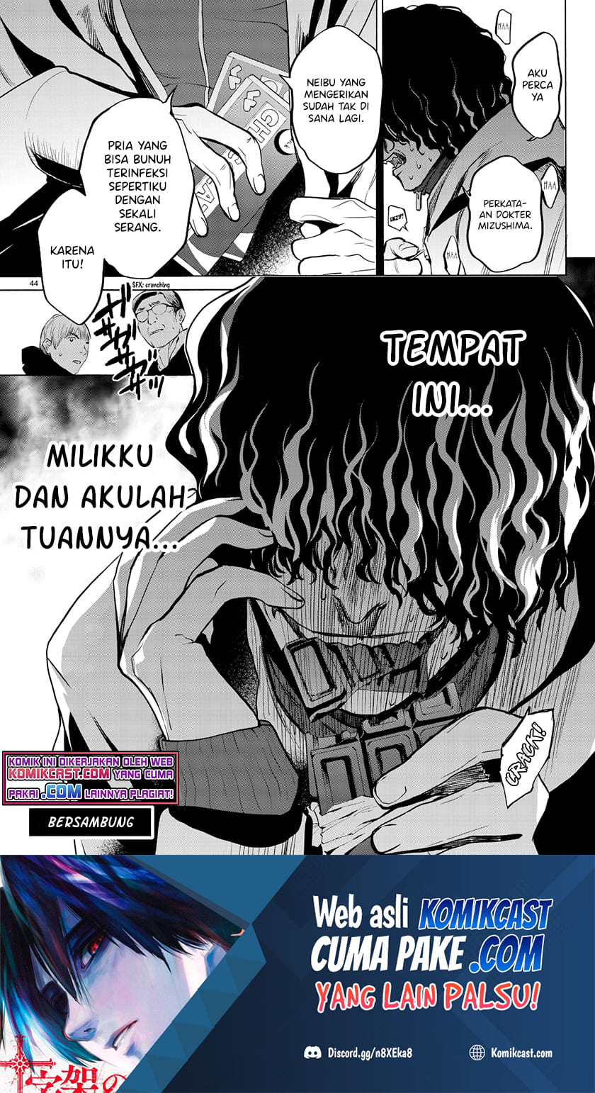 Konya wa Tsuki ga Kirei Desu ga, Toriaezu Shi ne Chapter 26 Gambar 43