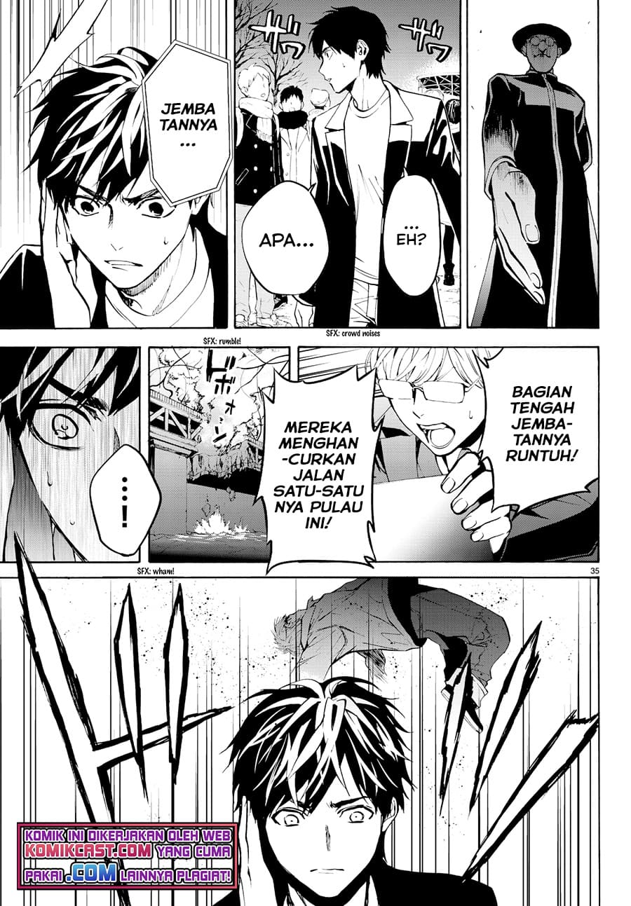 Konya wa Tsuki ga Kirei Desu ga, Toriaezu Shi ne Chapter 25 Gambar 34