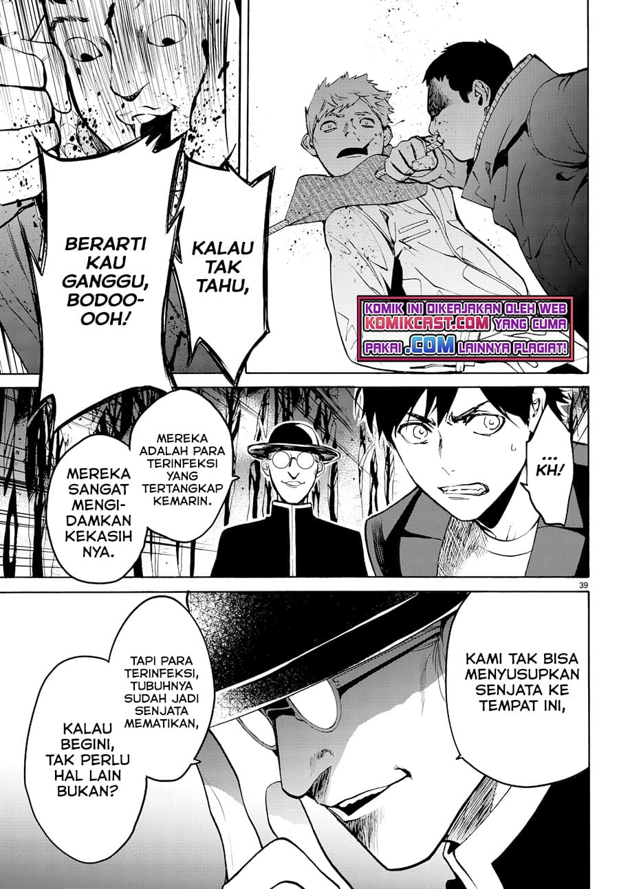 Konya wa Tsuki ga Kirei Desu ga, Toriaezu Shi ne Chapter 25 Gambar 37