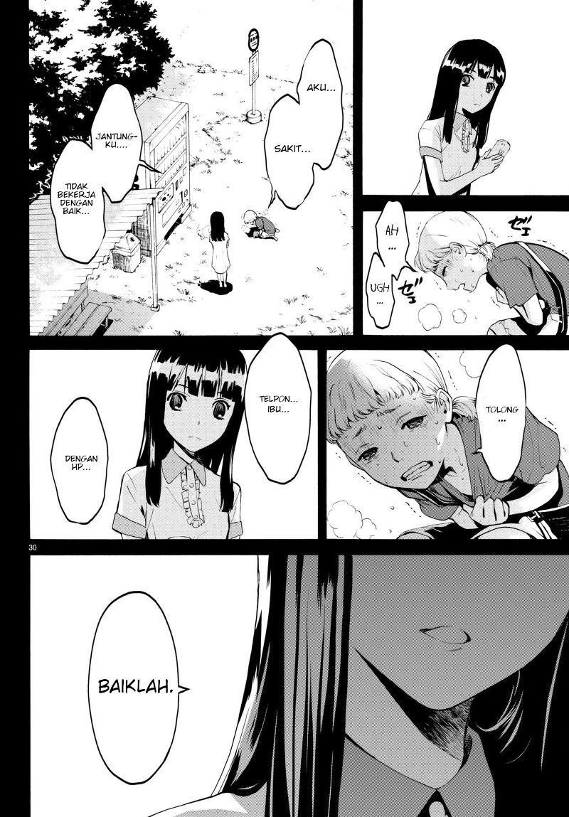 Konya wa Tsuki ga Kirei Desu ga, Toriaezu Shi ne Chapter 18 Gambar 31