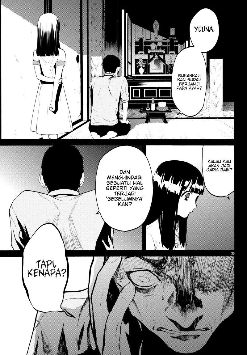 Konya wa Tsuki ga Kirei Desu ga, Toriaezu Shi ne Chapter 18 Gambar 36