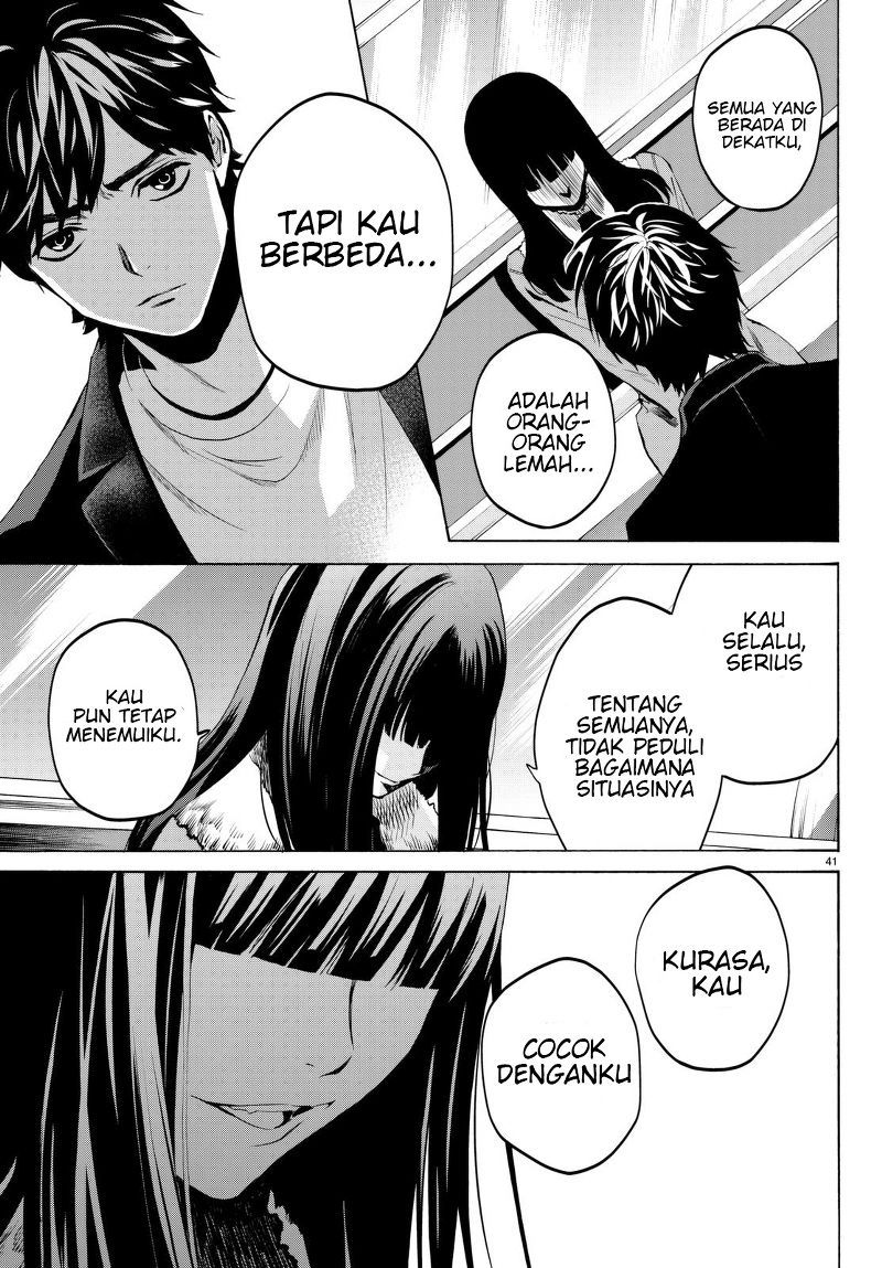 Konya wa Tsuki ga Kirei Desu ga, Toriaezu Shi ne Chapter 18 Gambar 42