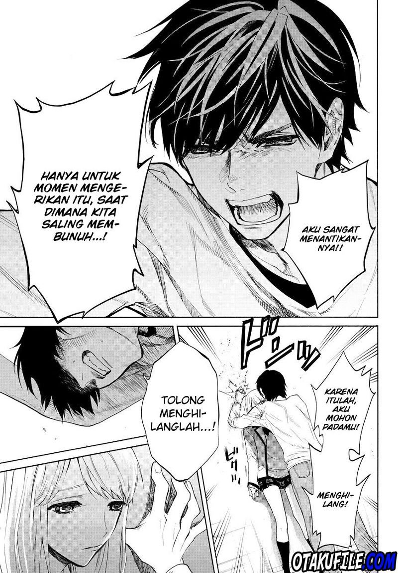 Konya wa Tsuki ga Kirei Desu ga, Toriaezu Shi ne Chapter 12 Gambar 24