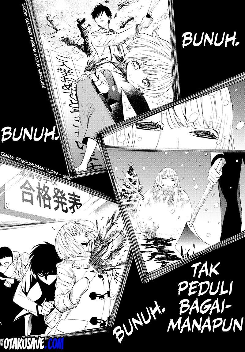 Konya wa Tsuki ga Kirei Desu ga, Toriaezu Shi ne Chapter 09 Gambar 18