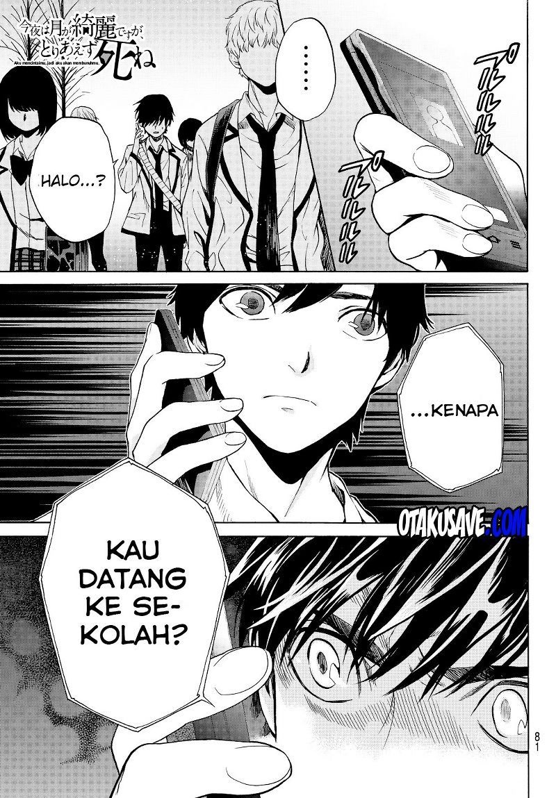 Baca Manga Konya wa Tsuki ga Kirei Desu ga, Toriaezu Shi ne Chapter 05 Gambar 2
