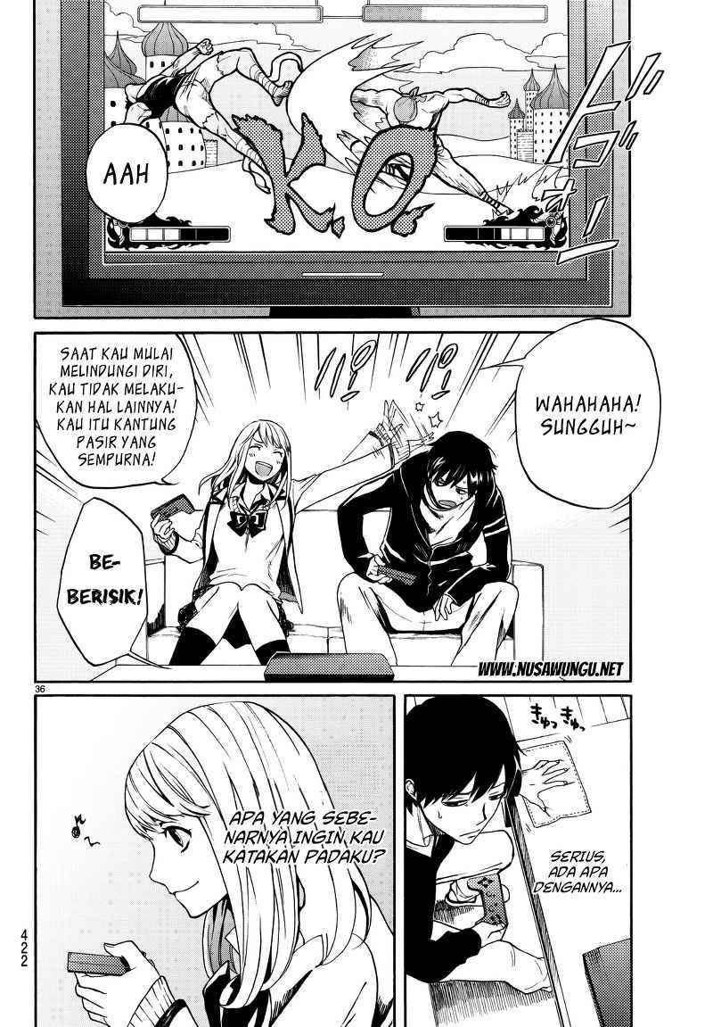 Konya wa Tsuki ga Kirei Desu ga, Toriaezu Shi ne Chapter 02 Gambar 35