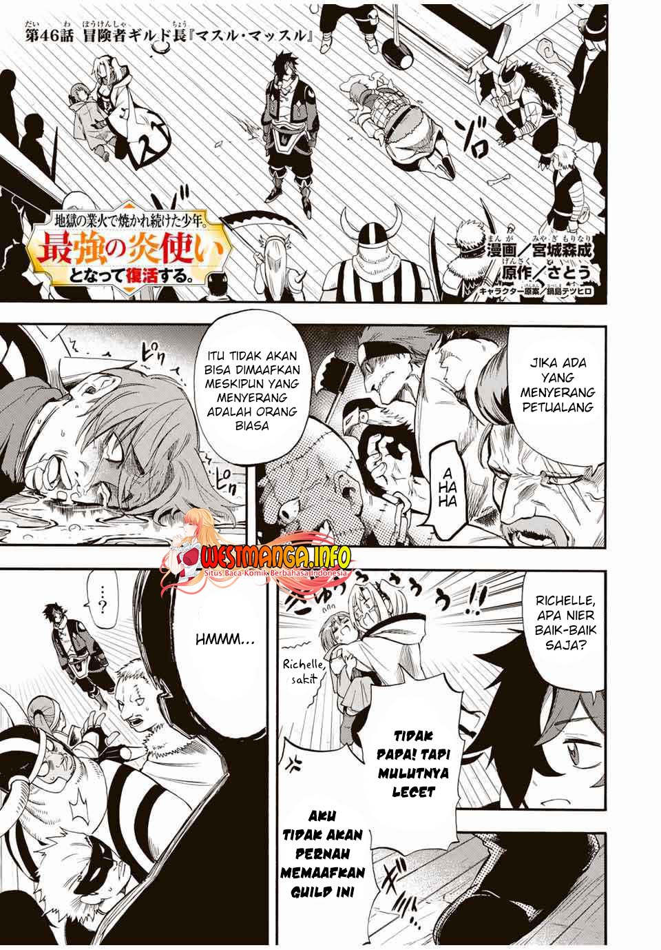 Baca Manga Jigoku no Gouka de Yaka re Tsuzuketa Shounen. Saikyou no Honou Tsukai to Natte Fukkatsu Suru. Chapter 46 Gambar 2
