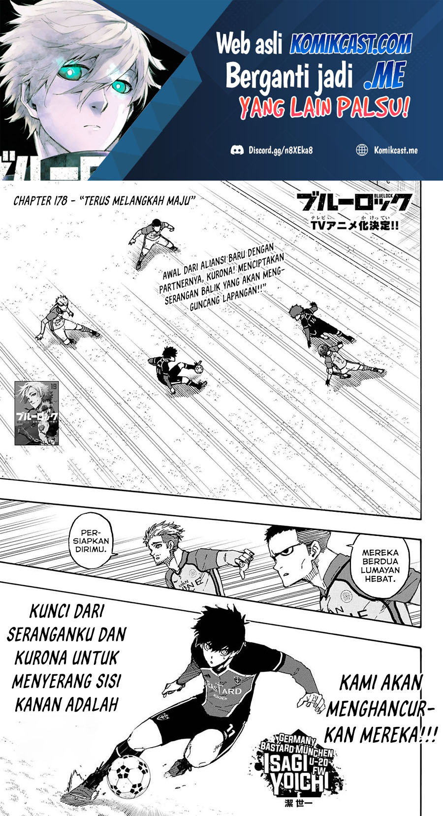 Baca Manga Blue Lock Chapter 178 Gambar 2