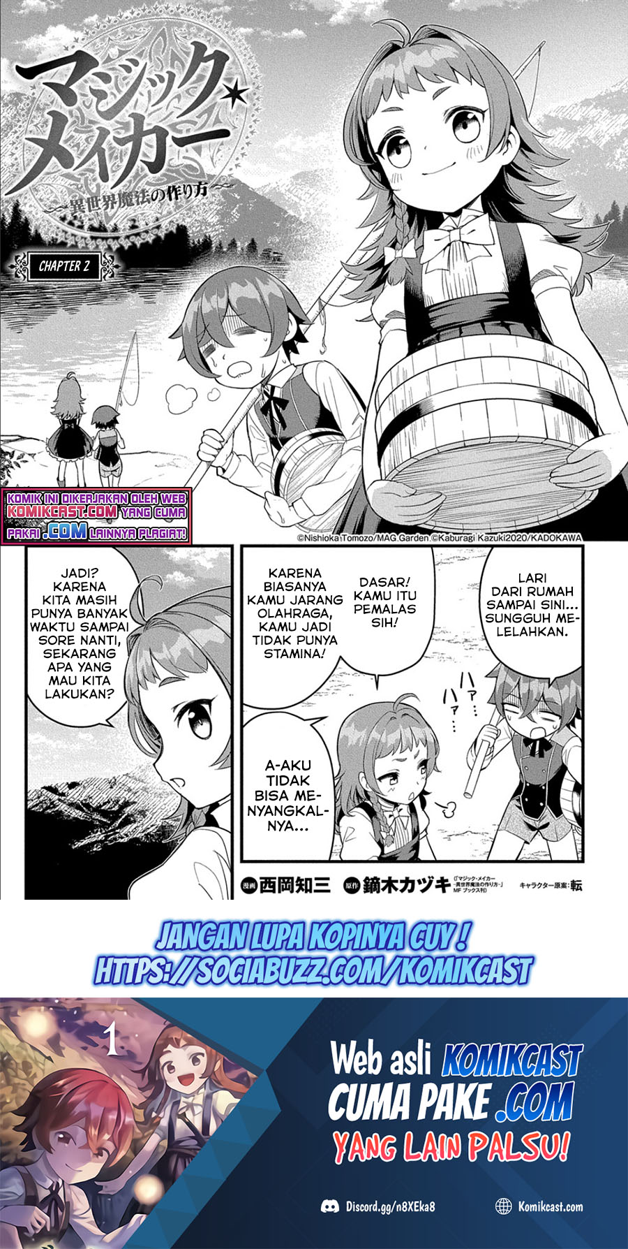 Baca Manga Magic Maker – Isekai Mahou no Tsukurikata Chapter 02 Gambar 2