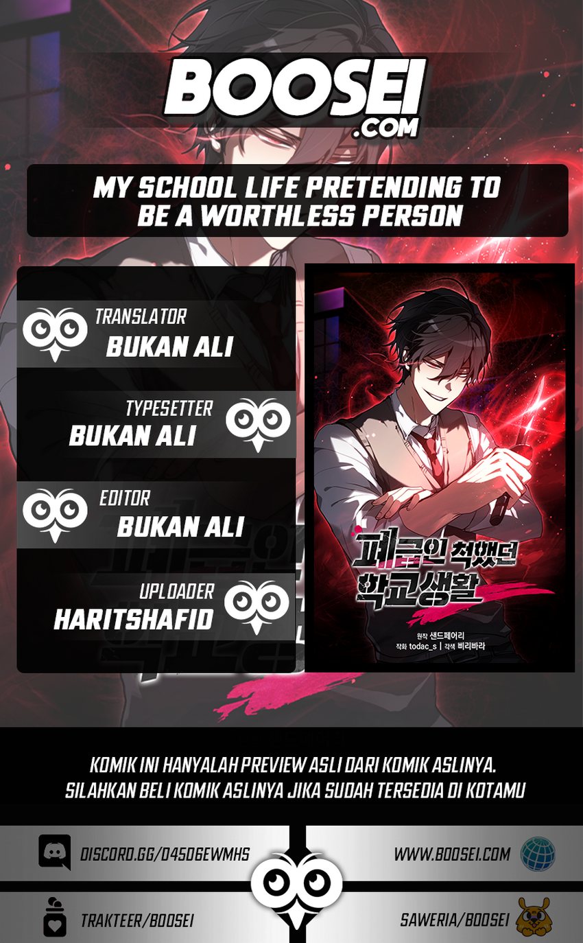 Baca Komik My School Life Pretending to Be a Worthless Person Chapter 05 Gambar 1