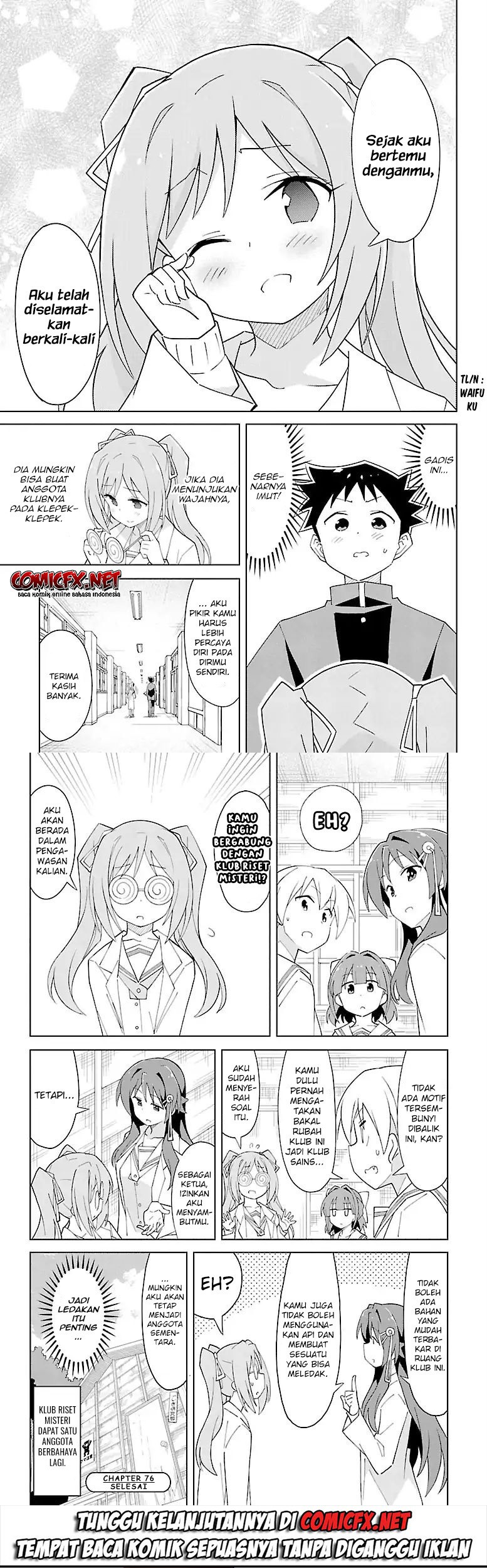 Atsumare! Fushigi Kenkyuubu Chapter 76 Gambar 8