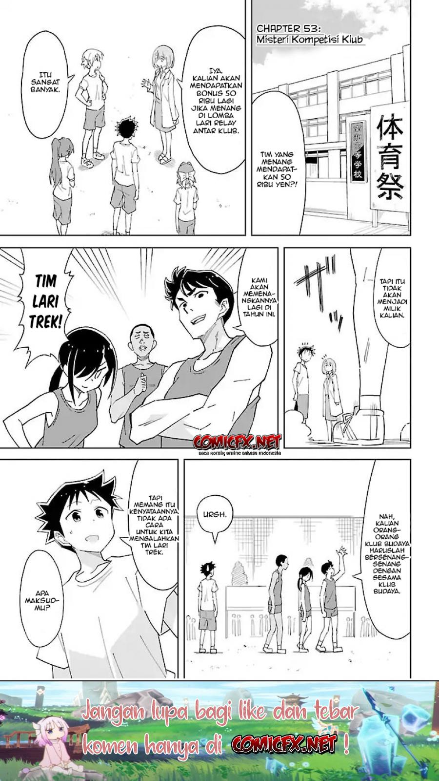 Baca Manga Atsumare! Fushigi Kenkyuubu Chapter 53 Gambar 2