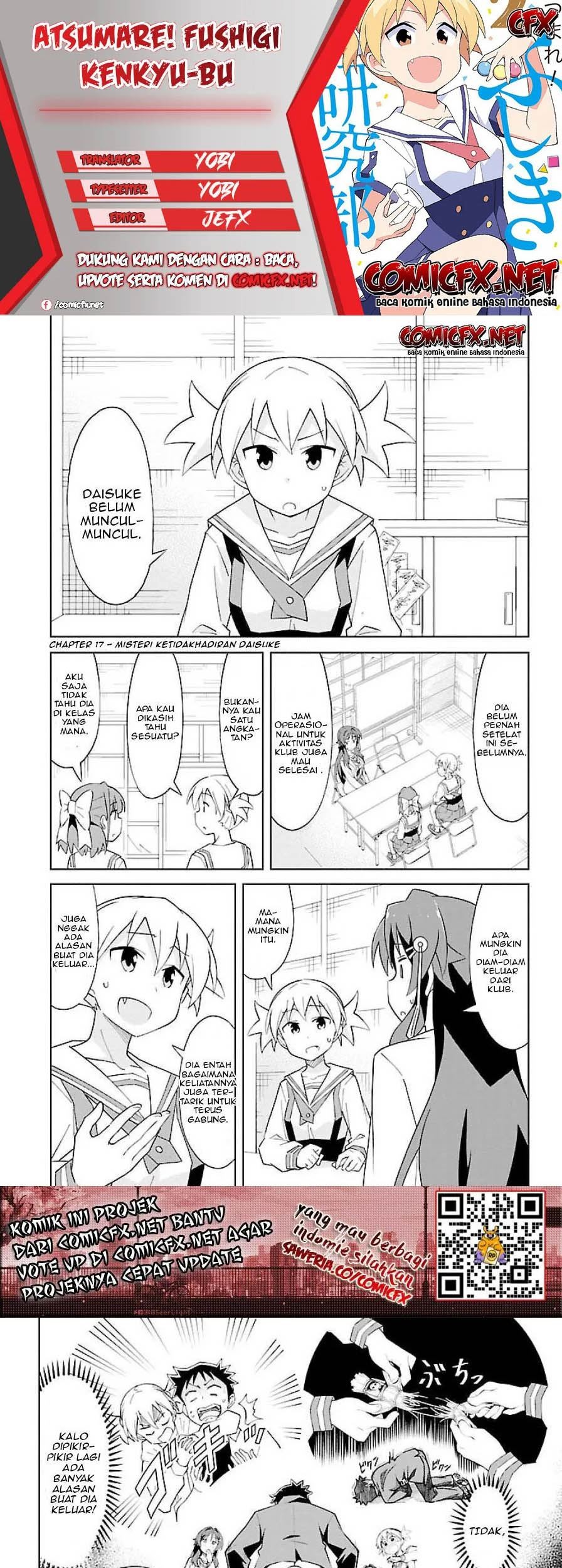 Baca Komik Atsumare! Fushigi Kenkyuubu Chapter 17 Gambar 1