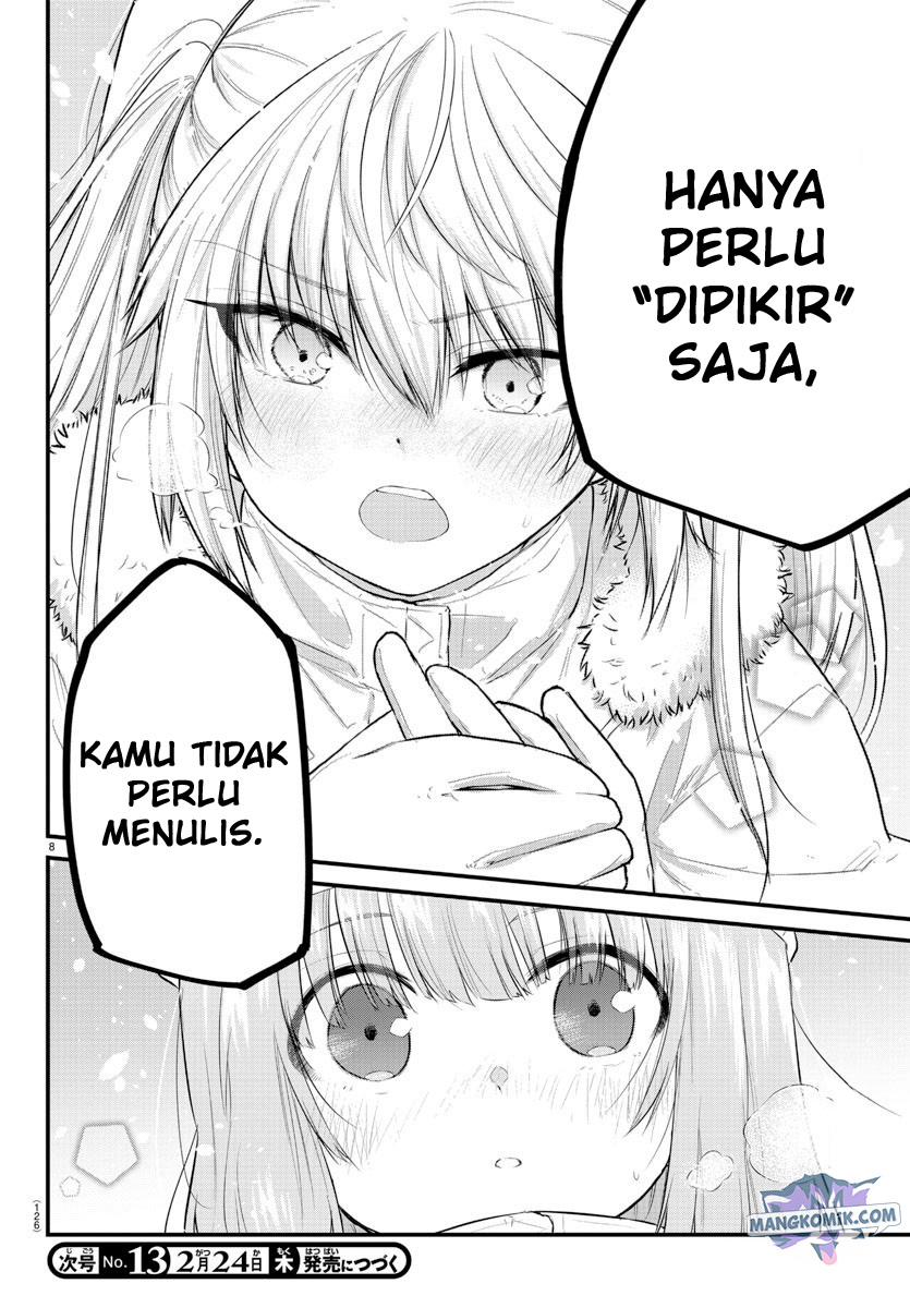 Koe ga dasenai Shoujo wa “Kanojo ga Yasashisugiru” to Omotte iru Chapter 100 Gambar 10