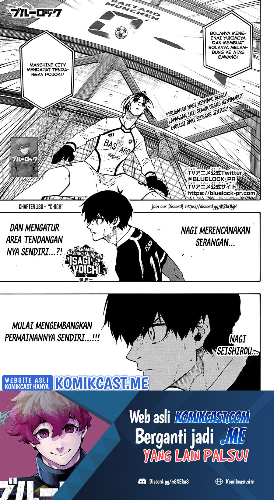 Baca Manga Blue Lock Chapter 180 Gambar 2