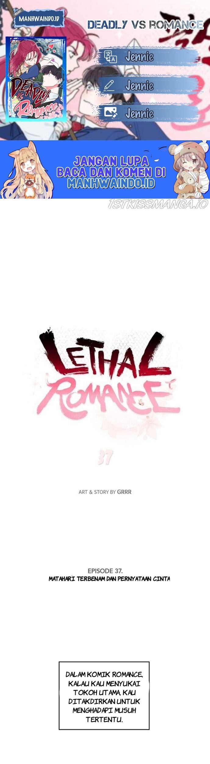 Baca Komik Deadly VS Romance (Lethal Romance) Chapter 37 Gambar 1