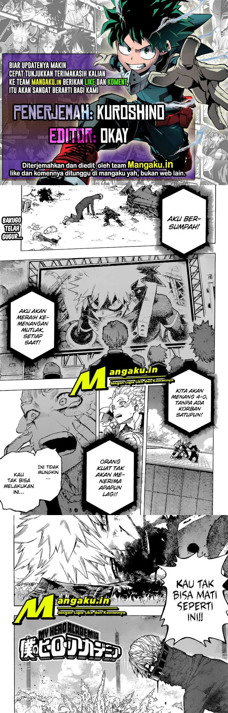 Baca Komik Boku no Hero Academia Chapter 363 Gambar 1