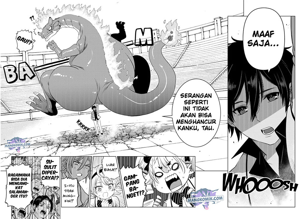 Ochikobore Datta Ani Ga Jitsuha Saikyou: Shijou Saikyou No Yuusha Wa Tensei-shi, Gakuen De Mujikaku Ni Musou Suru Chapter 02.4 Gambar 7