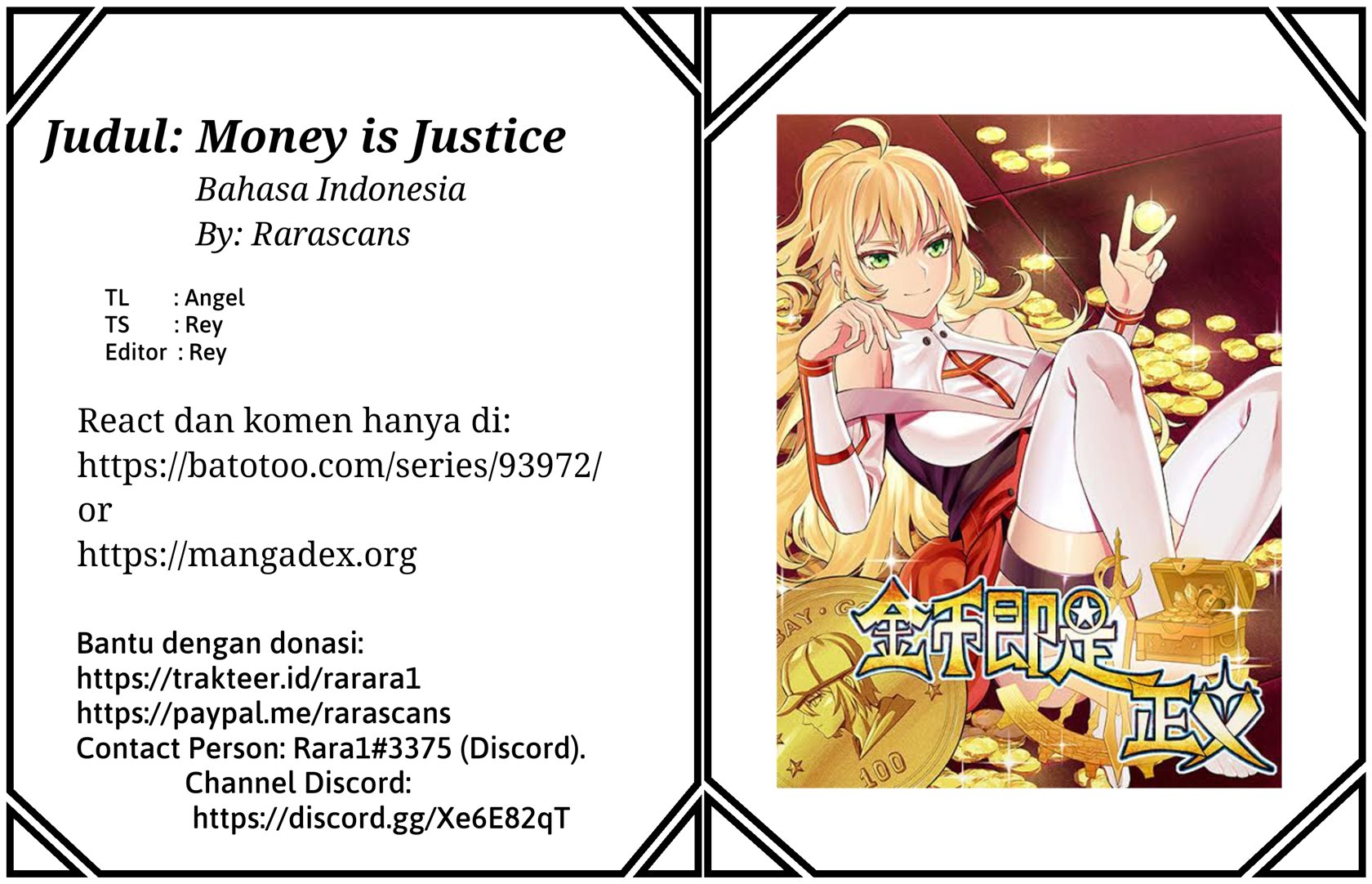 Baca Komik Money Is Justice Chapter 04 Gambar 1