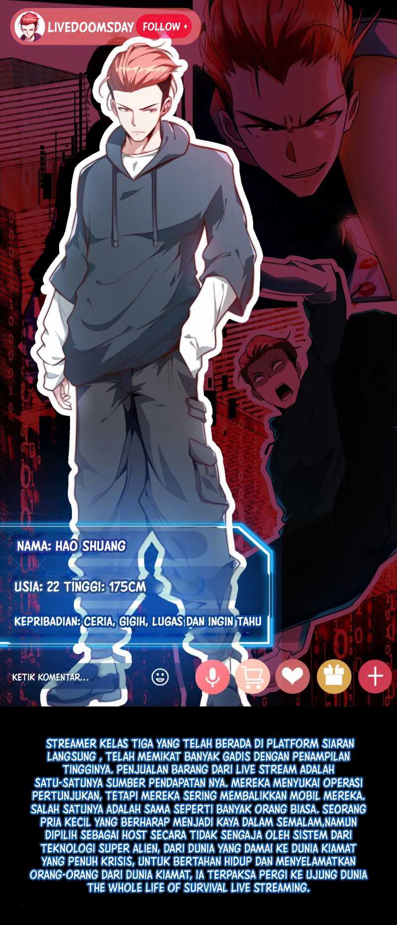 Baca Komik Apocalypse Livestream – Start With Alpaca! Chapter 00.1 Gambar 1