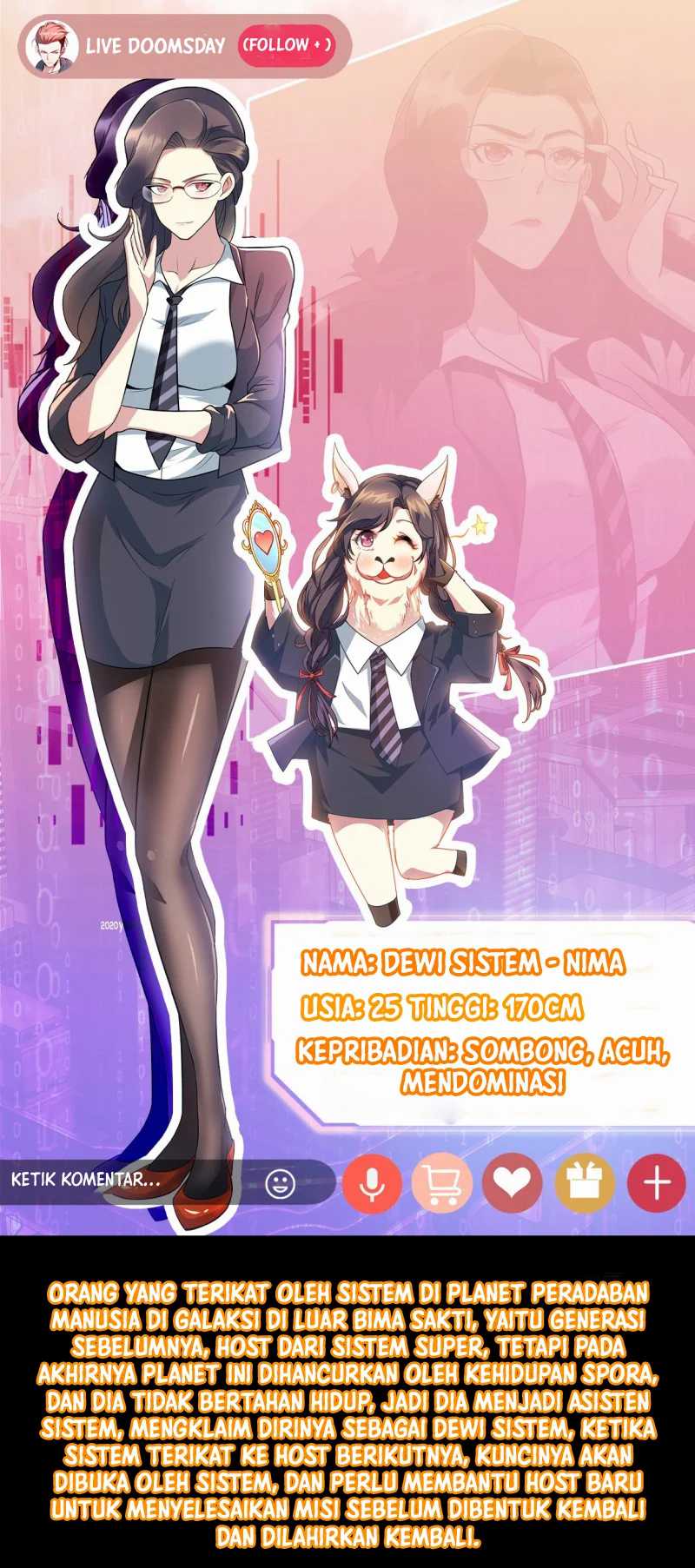 Baca Manhua Apocalypse Livestream – Start With Alpaca! Chapter 00.1 Gambar 2