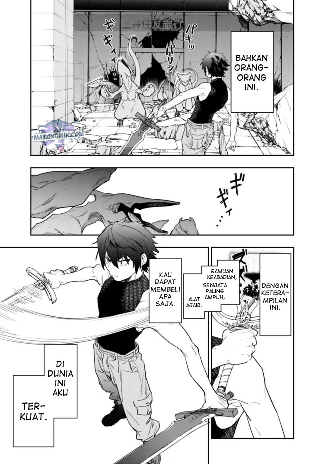 “Shop” Skill Sae Areba, Dungeon-ka Shita Sekai Demo Rakushou da Chapter 01.1 Gambar 6